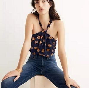 Madewell Silk Halter Top